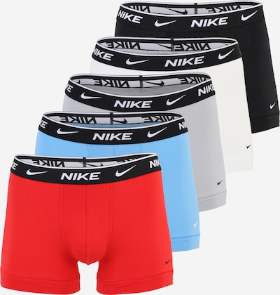 Boxer trumpikės iš NIKE Underwear, spalva – šviesiai mėlyna / pilka / raudona / balta, Prekių apžvalga