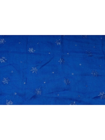 styleBREAKER Schlauchschal 'Loop mit glitzerndem Schneeflocken Print'‌‌‌‌‌‌‌‌‌ in Blau