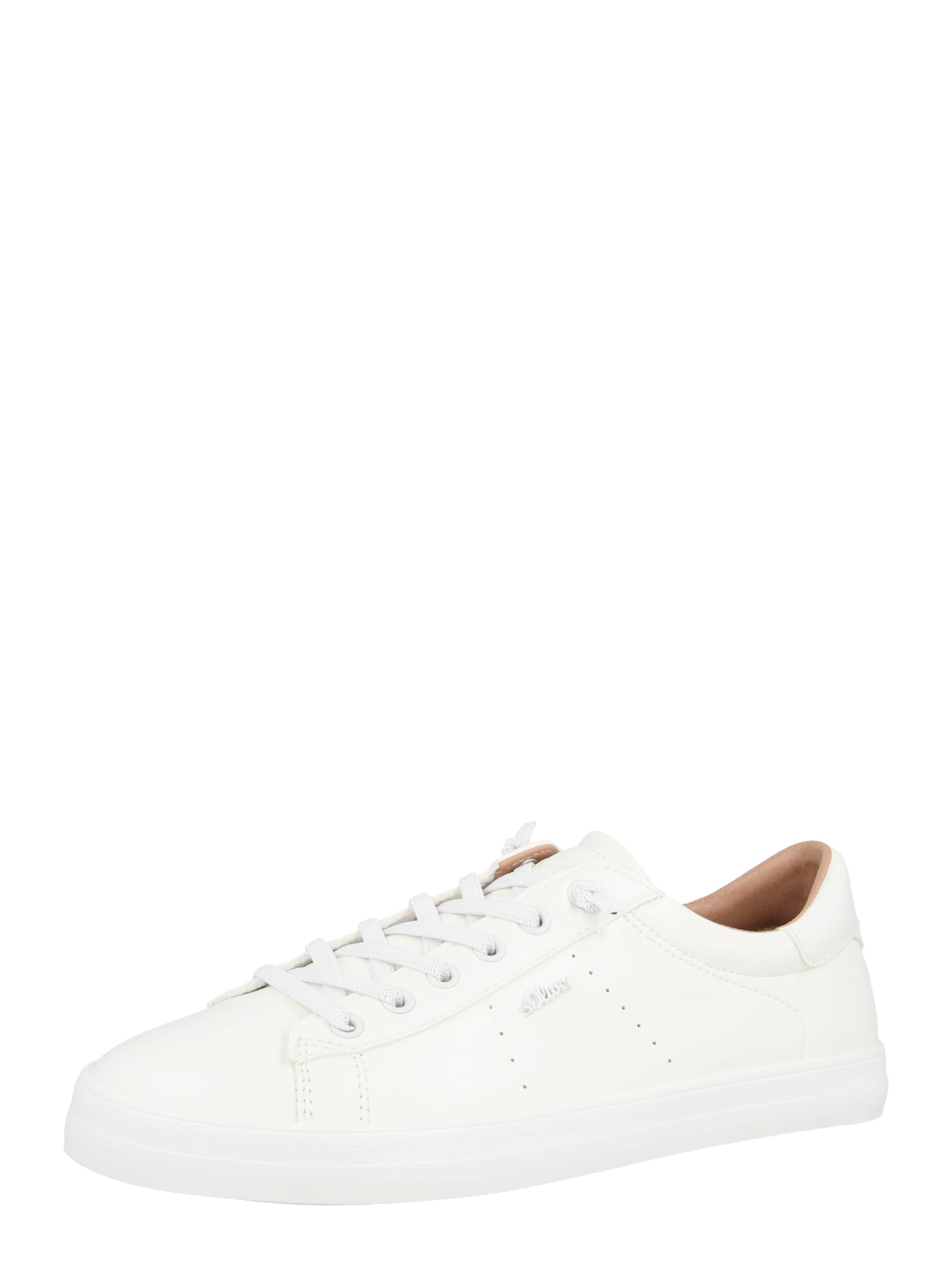 s.Oliver Platform trainers in White: front
