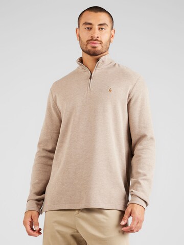 Polo Ralph Lauren Пуловер в кафяво: отпред