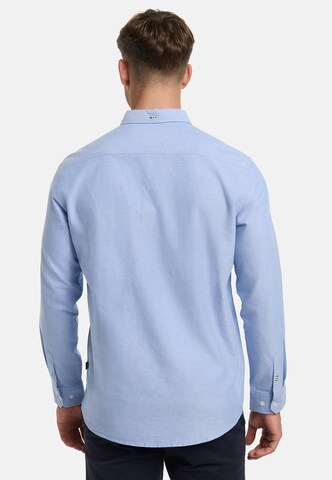 Kronstadt Regular fit Overhemd 'Johan' in Blauw
