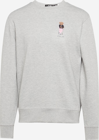 Sweat-shirt Polo Ralph Lauren en gris : devant