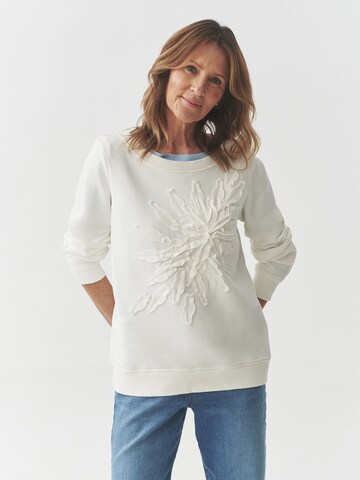 TATUUM - Sudadera 'Latikaria' en blanco: frente