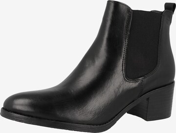 TAMARIS Chelsea Boots in Black: front