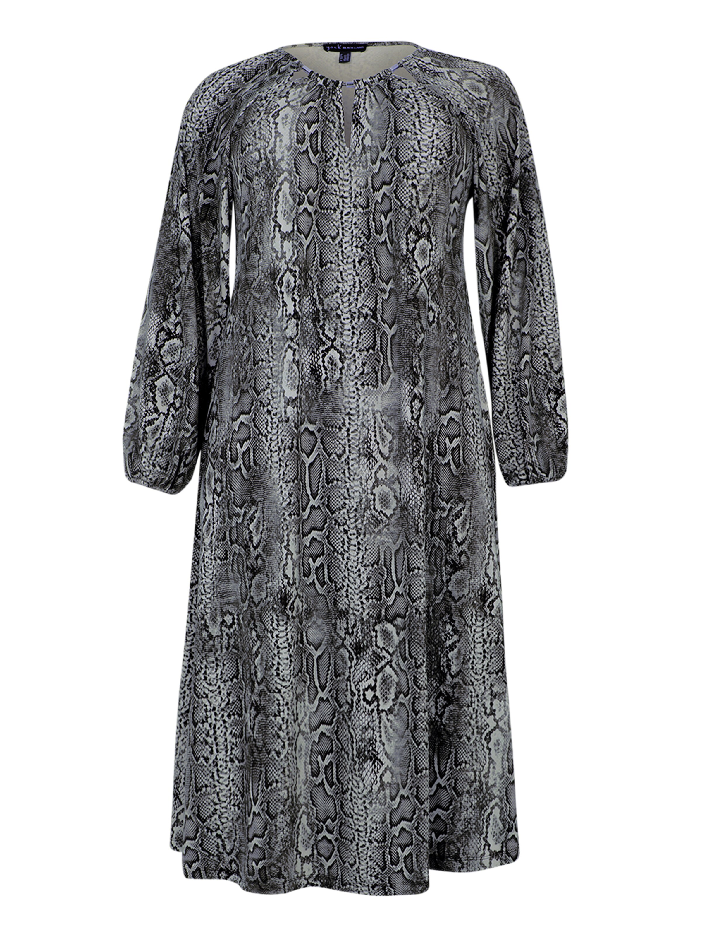 YOEK Jurk in Grijs: voorkant