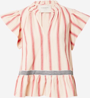 Camicia da donna 'Octavie' di Summery Copenhagen in beige: frontale