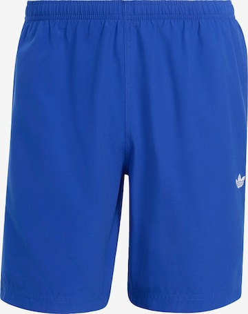 ADIDAS ORIGINALS Badeshorts 'Trefoil Essentials' in Blau: Vorderseite