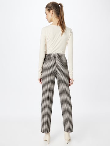 SAINT TROPEZ Regular Pleated Pants 'Saleen' in Beige