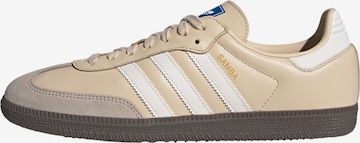 ADIDAS ORIGINALS - Sapatilhas baixas 'Samba' em bege: frente