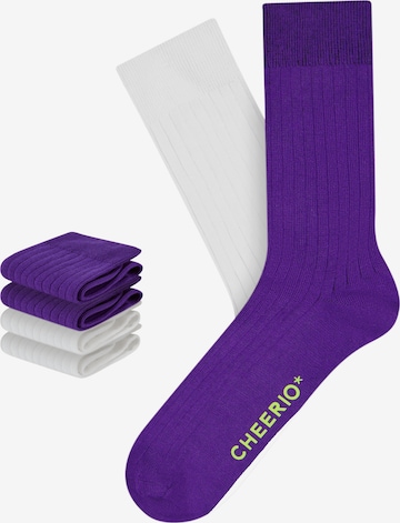 CHEERIO* Sokken 'TOUGH GUY 4P' in Gemengde kleuren: voorkant