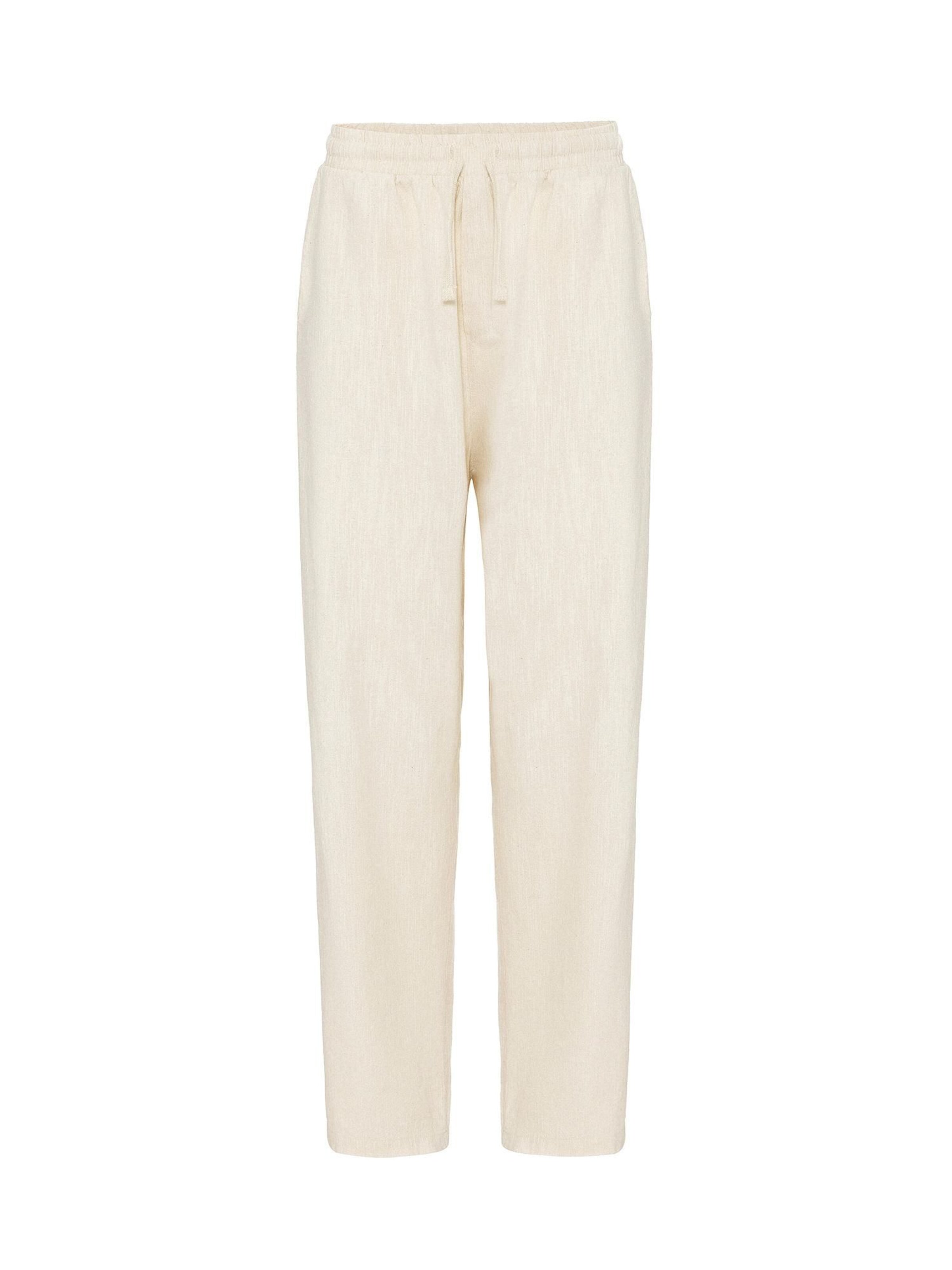 Dandalo Baggy Παντελόνι σε μπεζ: μπροστά