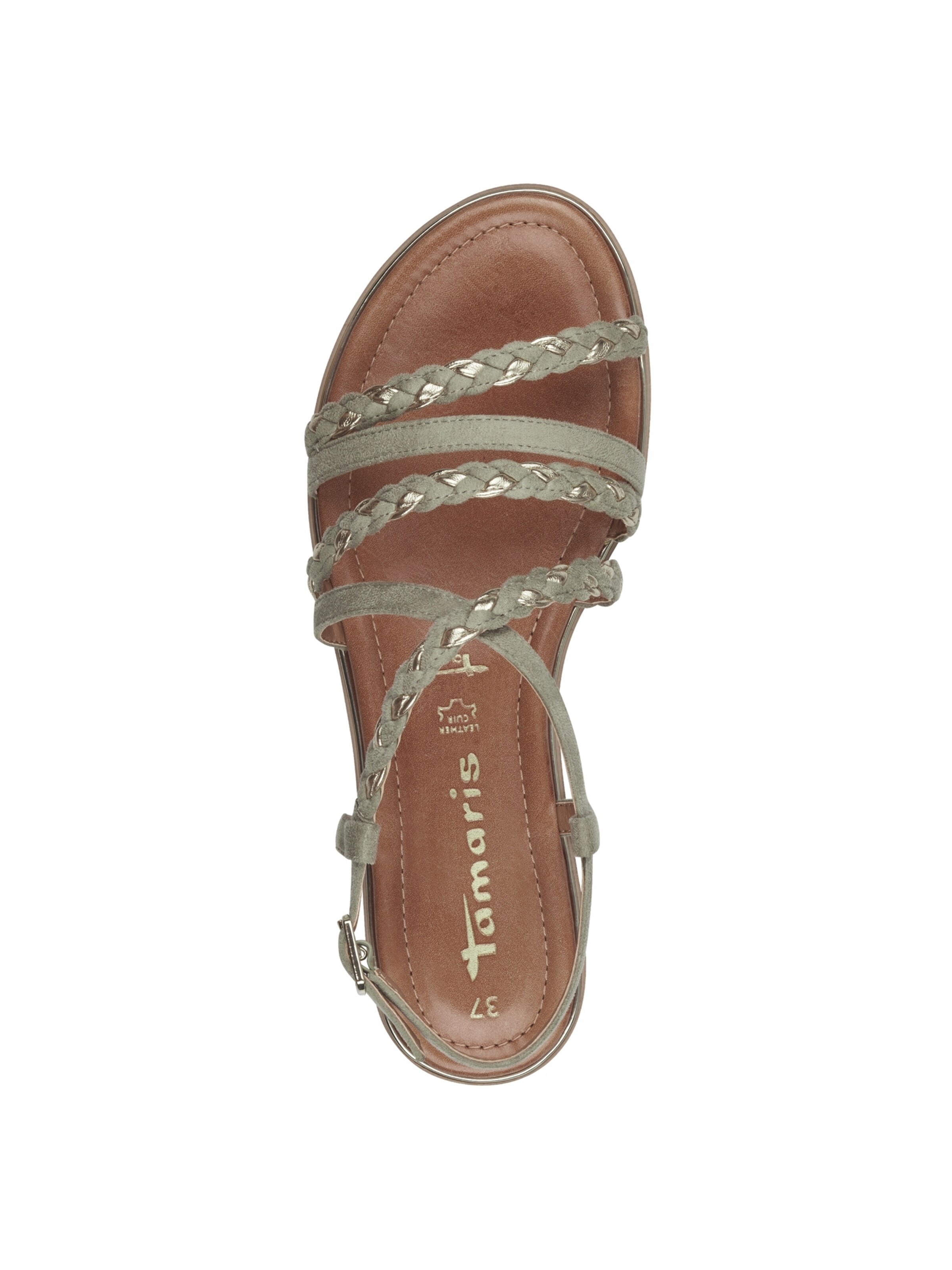 Tamaris Sandalen met riem in Groen