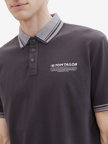 TOM TAILOR Poloshirt in Grau