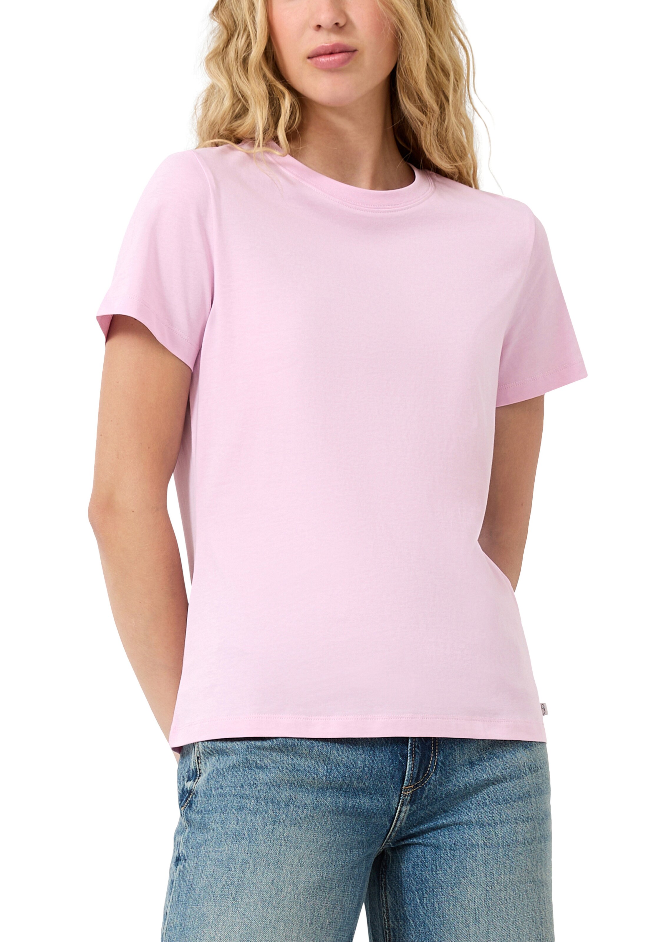 QS Shirt in Roze: voorkant