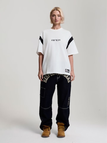 T-shirt 'Dancefloor' AND1 en blanc