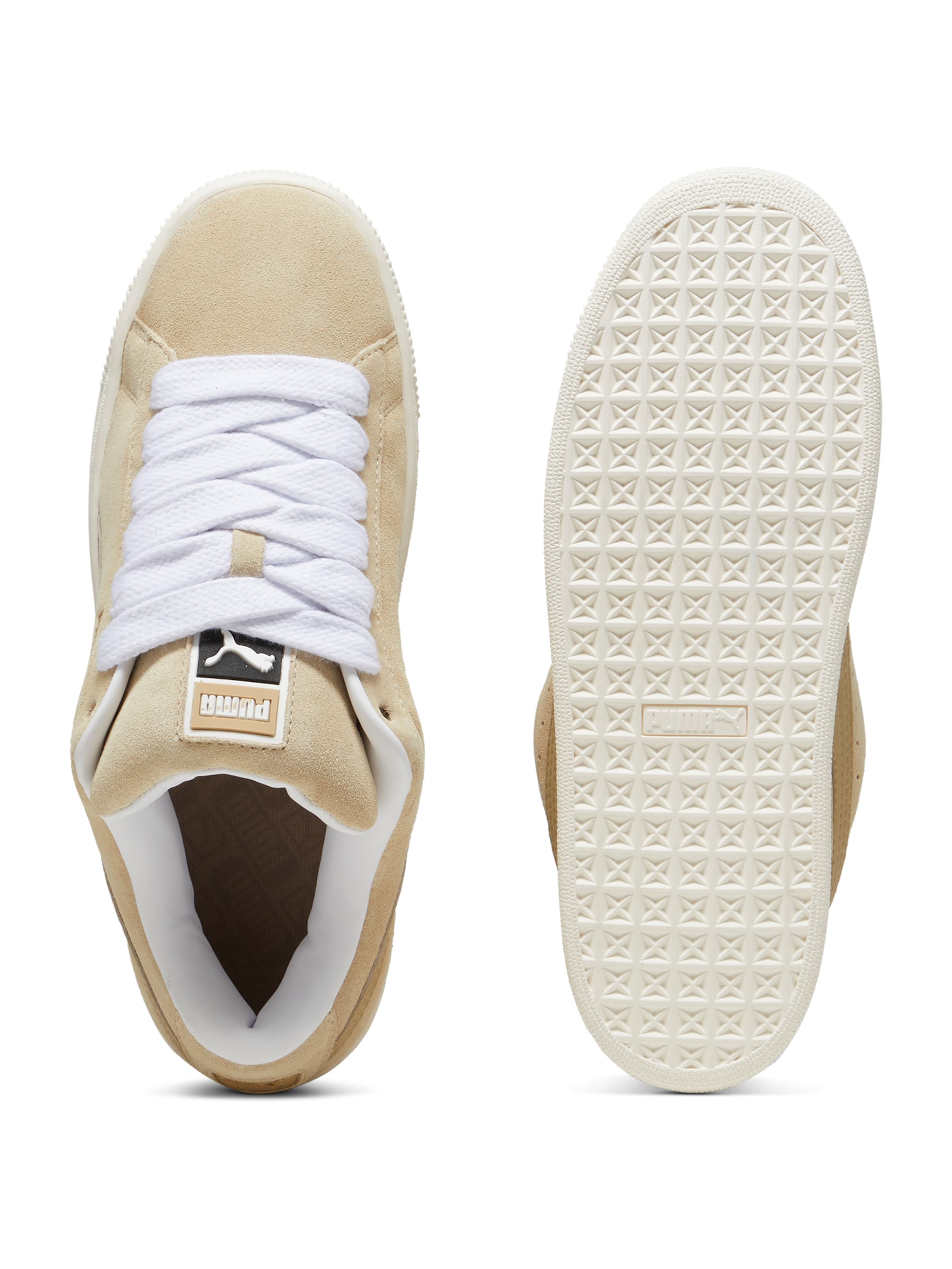 bēšs PUMA Zemie brīvā laika apavi 'Suede XL'