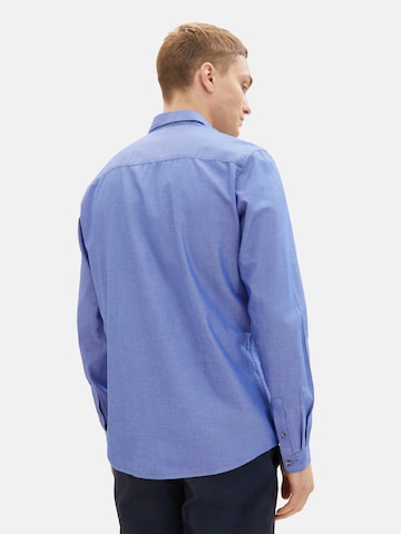 TOM TAILOR DENIM Regular Fit Skjorte i blå