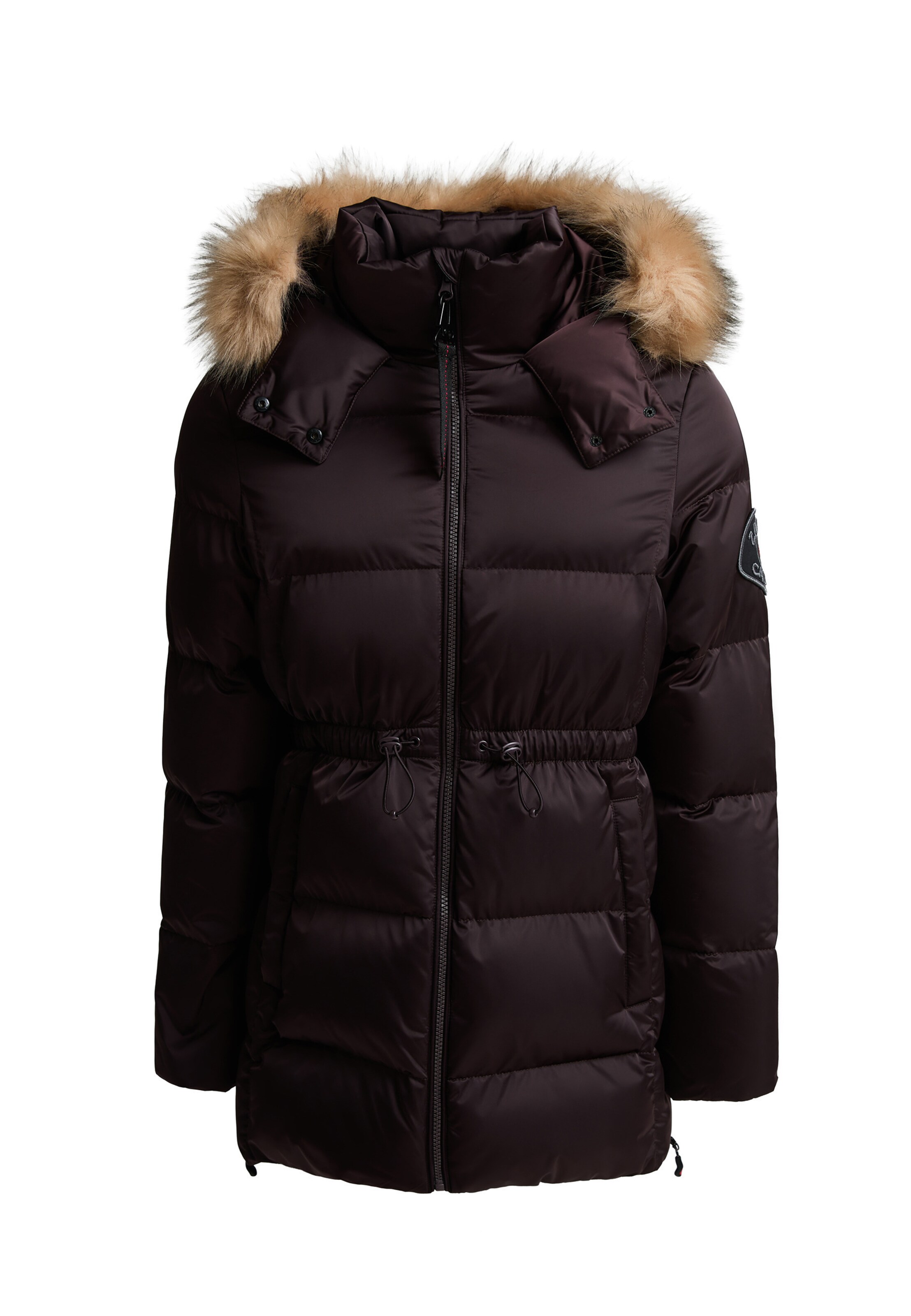 Zavetti Canada Winterparka in Bruin: voorkant
