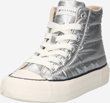 TOMMY HILFIGER Sneakers in Silver: front