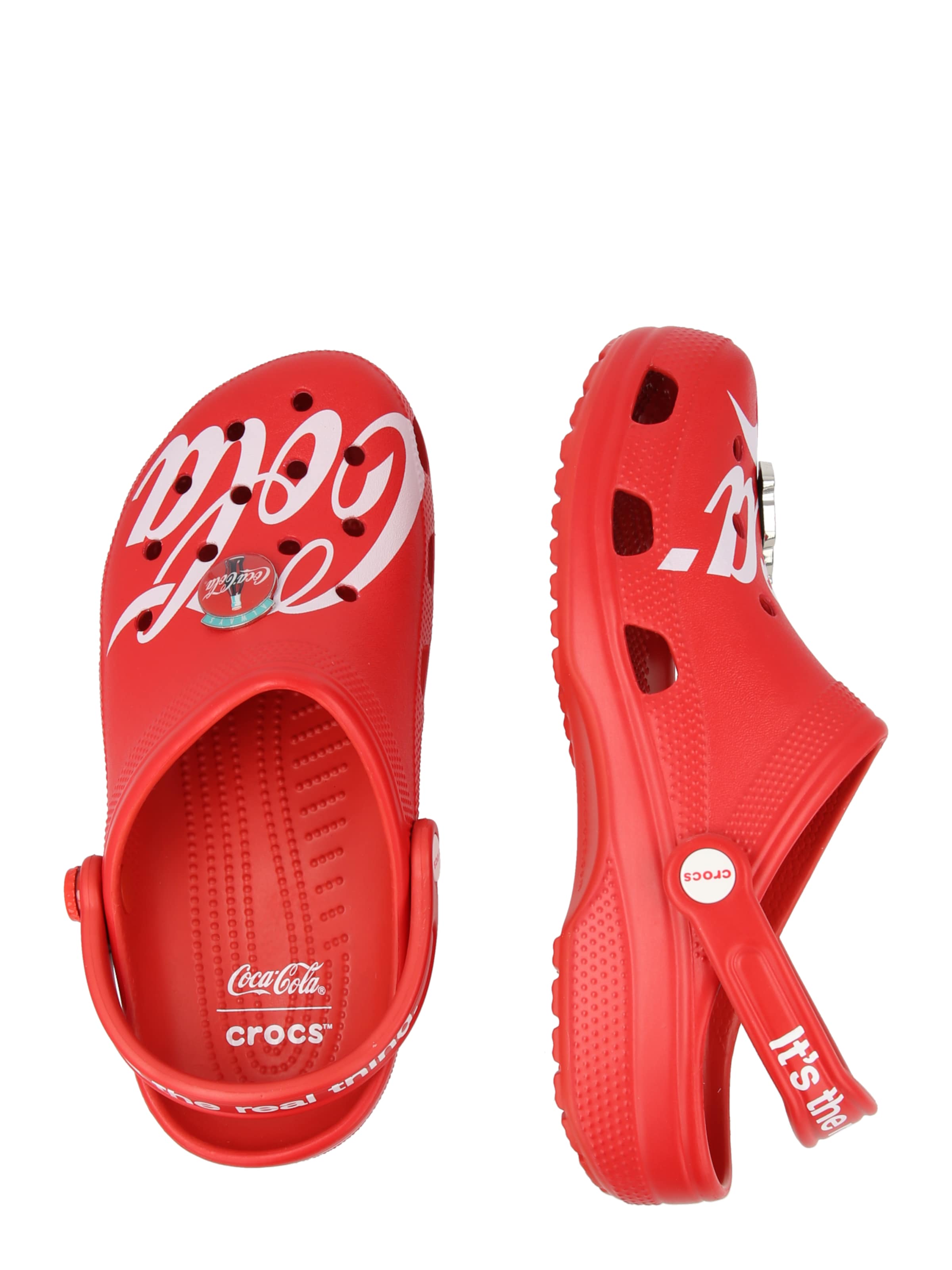 Crocs Сабо 'Coca Cola Cls' в червено