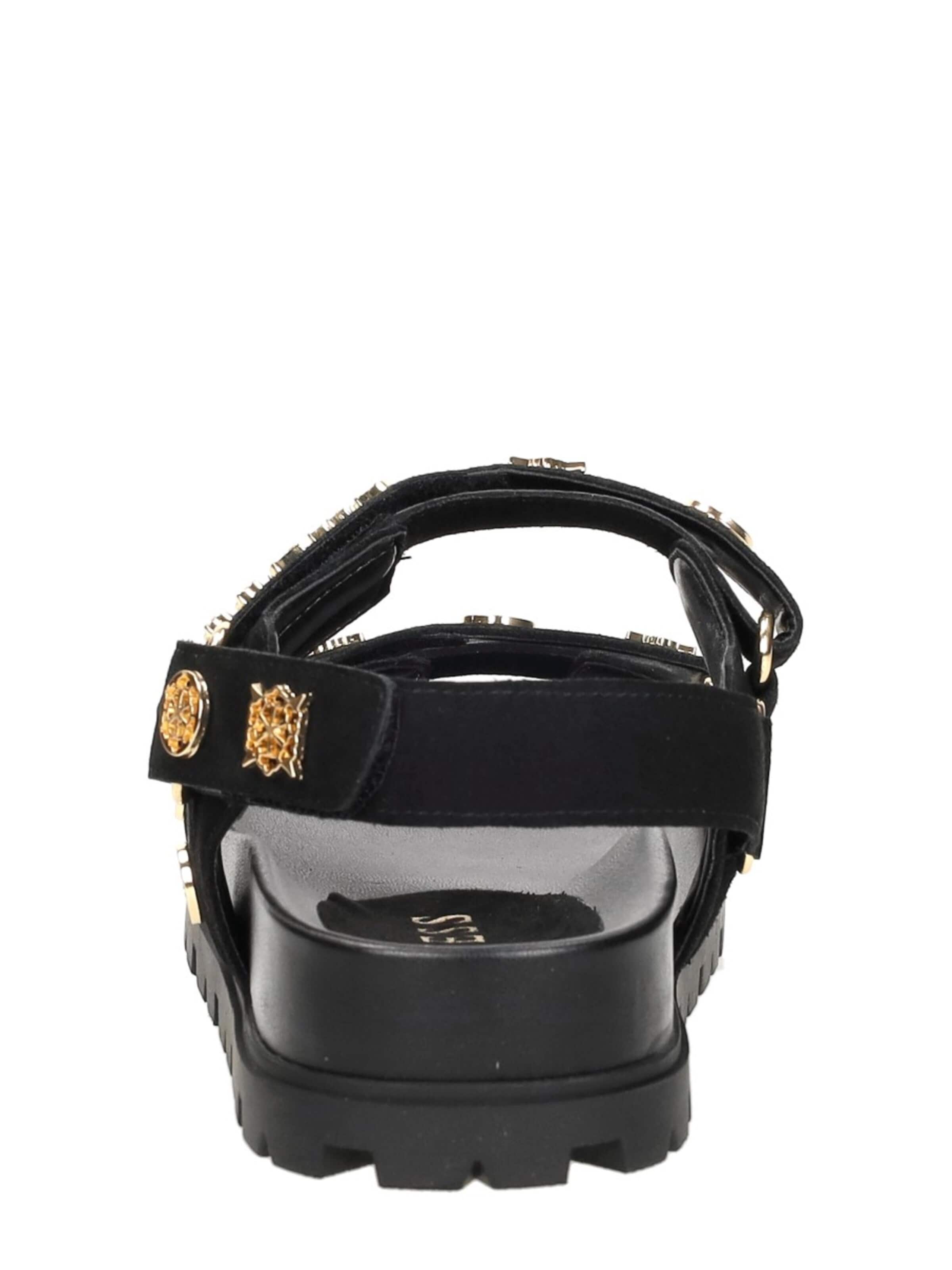 GUESS Sandale 'Florizi'‌‌‌‌‌‌ in Schwarz