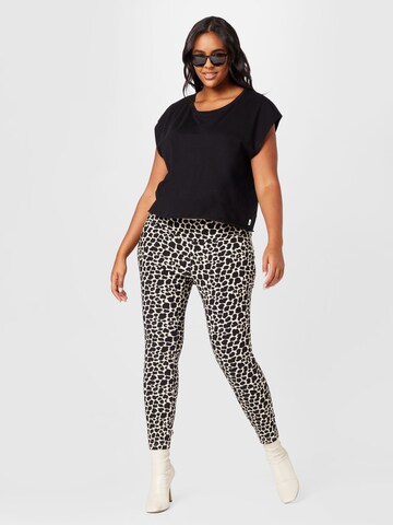 Vila Curve Skinny Leggings 'Tylor' in Schwarz