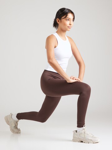 ONLY PLAY Skinny Sports trousers 'ONPJAIA' in Brown