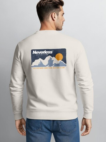 Neverless Sweatshirt 'Neverless Expedition'‌‌‌ in Beige