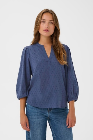 Kaffe - Blusa 'KAFrancesca' en azul: frente