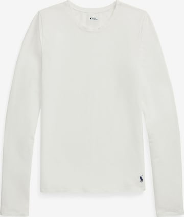 T-shirt ' Club Cotton ' Polo Ralph Lauren en blanc : devant