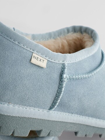 Pantoufle Next en bleu