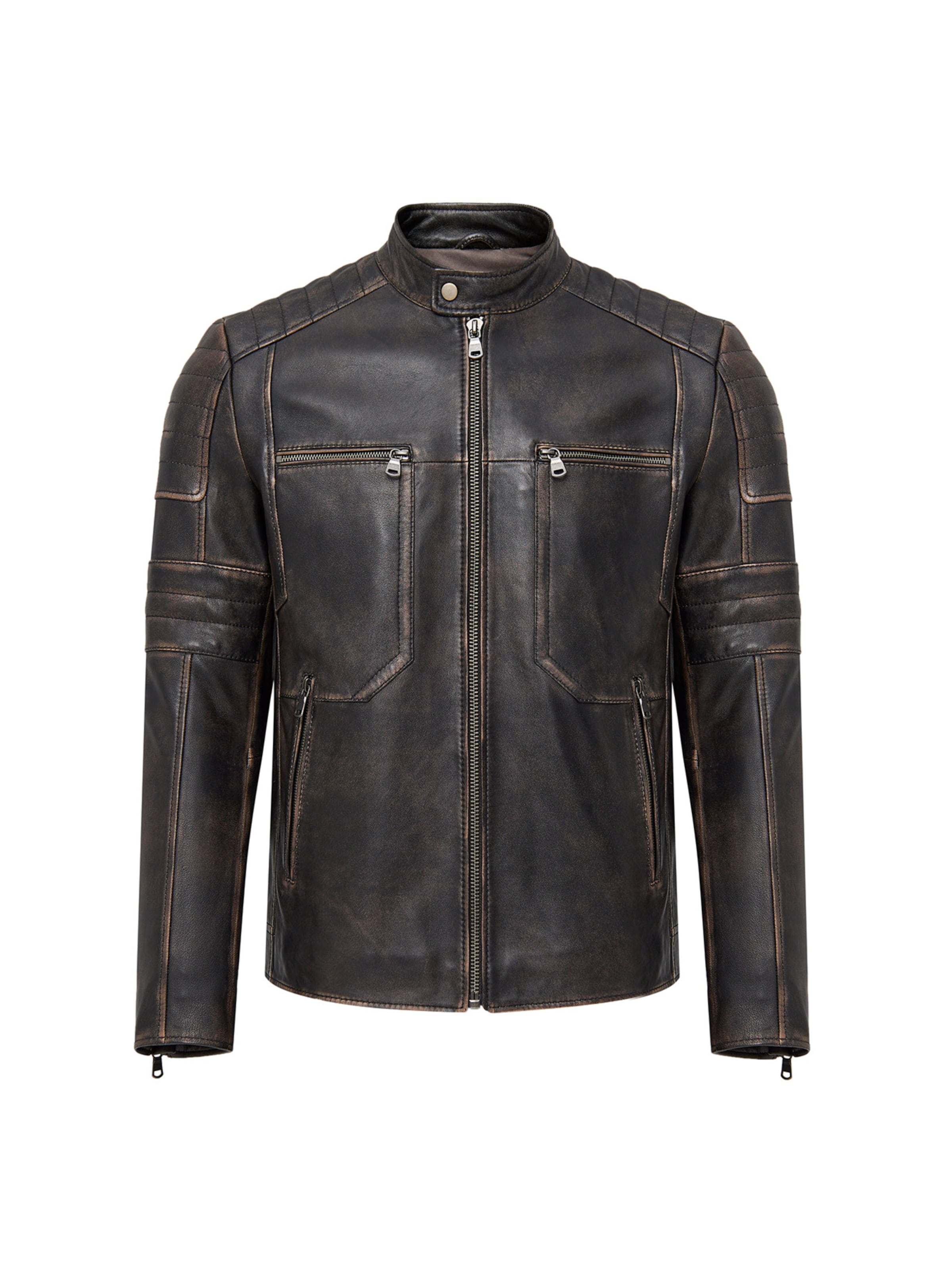 Veste mi-saison Derimod en marron : devant