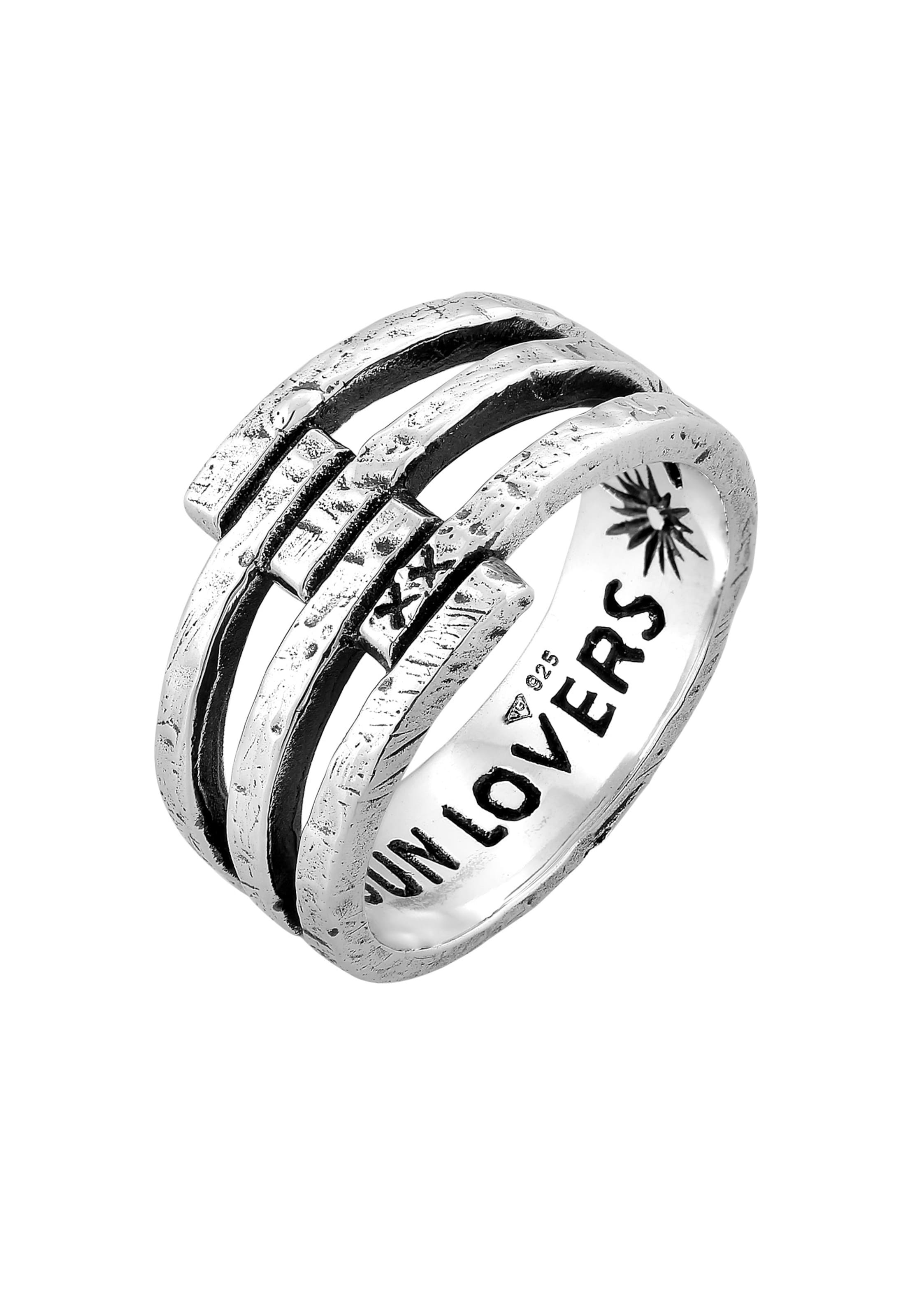 Haze&Glory Sõrmus 'Organic', värv Hõbe: eest vaates