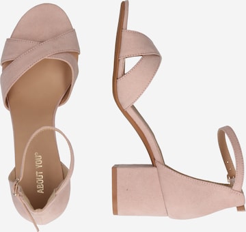 ABOUT YOU Sandal 'Dina' in Pink