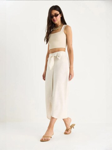 Gonna di Bianco Lucci in beige