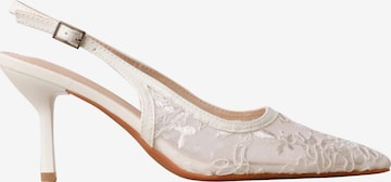 Escarpins 'Pumps mit Absatz von R and BE' Super Mode en blanc : devant