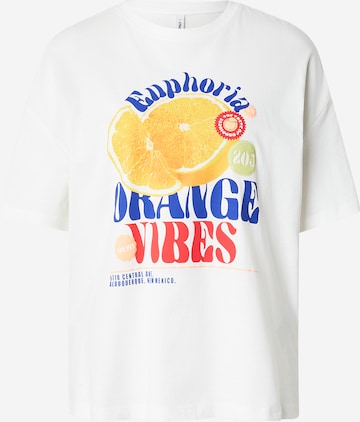 Maglietta 'ONLBOLETTE' di ONLY in bianco: frontale