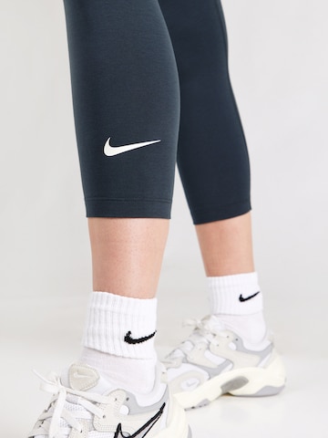 Nike Sportswear Skinny Legíny – modrá