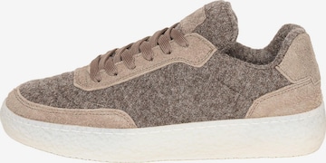 Gottstein Sneakers laag 'Wool Blaze' in Bruin: voorkant