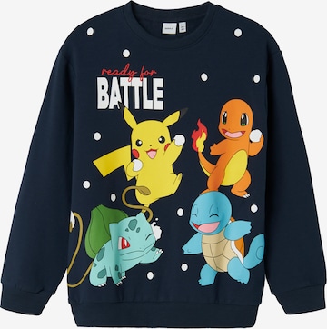 mėlyna NAME IT Megztinis be užsegimo 'STAM POKEMON': priekis