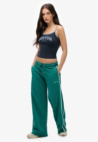 Loosefit Pantalon Superdry en vert
