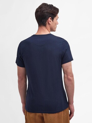 Barbour T-Shirt 'Ancroft' in Blau