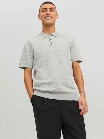 JACK & JONES Sweater 'Atlas' in Grey: front