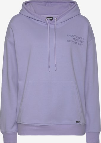 purpurinė BUFFALO Megztinis be užsegimo: priekis