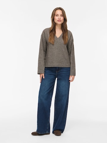 VILA Sweater 'VILiga' in Grey