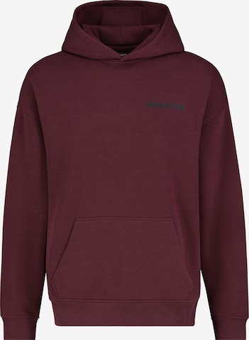 Sublevel Sweatshirt 'Worldwide' in Rood: voorkant
