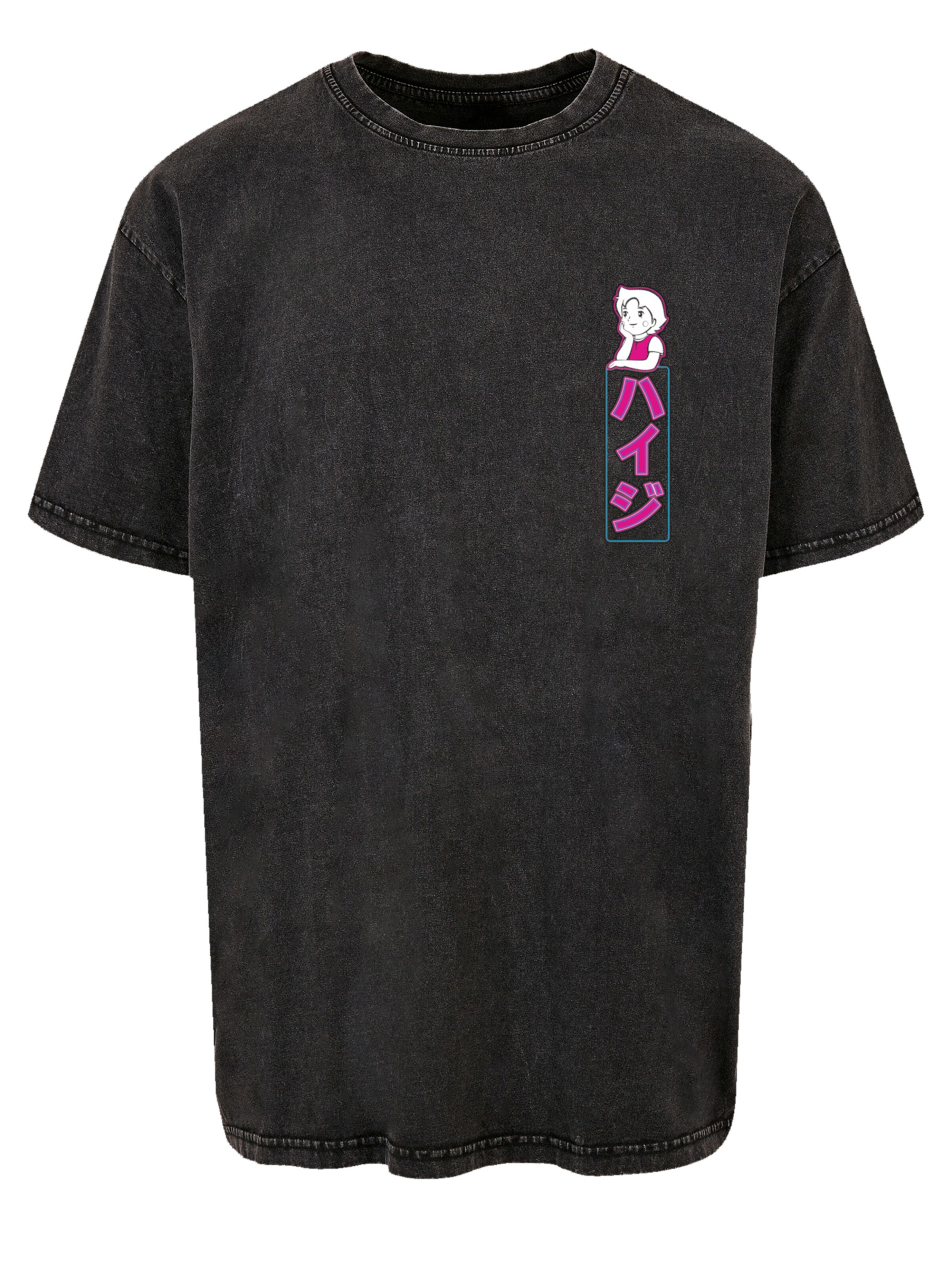 T-Shirt 'Heidi Dream Big Heroes of Childhood' F4NT4STIC en noir : devant