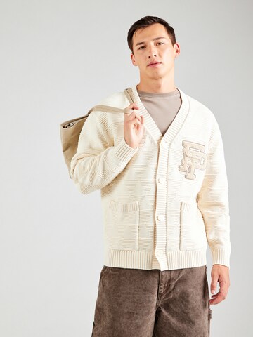 Filling Pieces Strickjacke in Weiß: Vorderseite