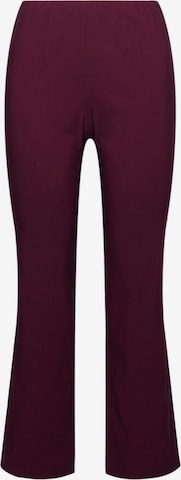 Ulla Popken Loosefit Broek in Lila: voorkant