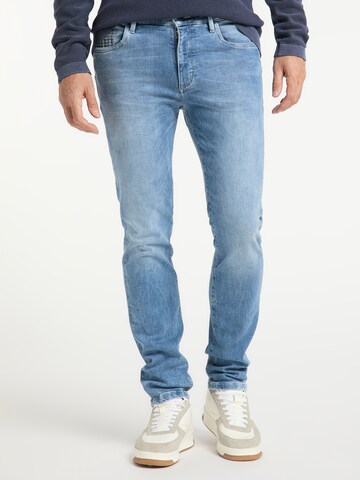 PIONEER Jeans 'RANDO - RED EDITION' in Blau: predná strana
